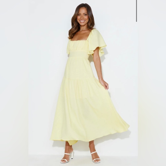 Hello Molly Yellow Maxi Dress - Picture 2 of 9